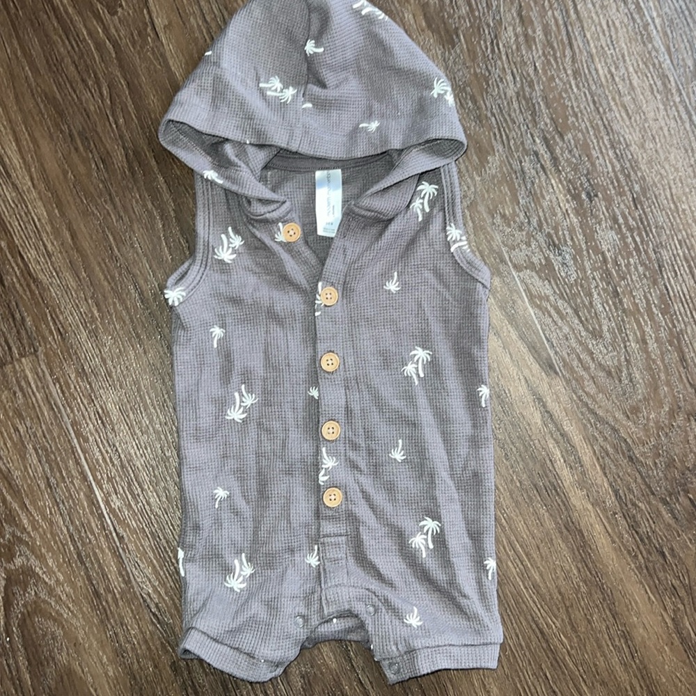 Hooded Tank Romper